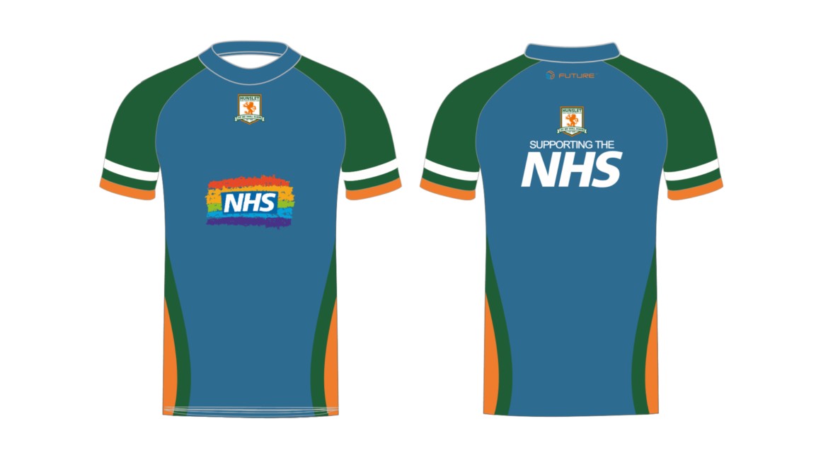 Hunslet raise almost £2k through special NHS training shirts ...