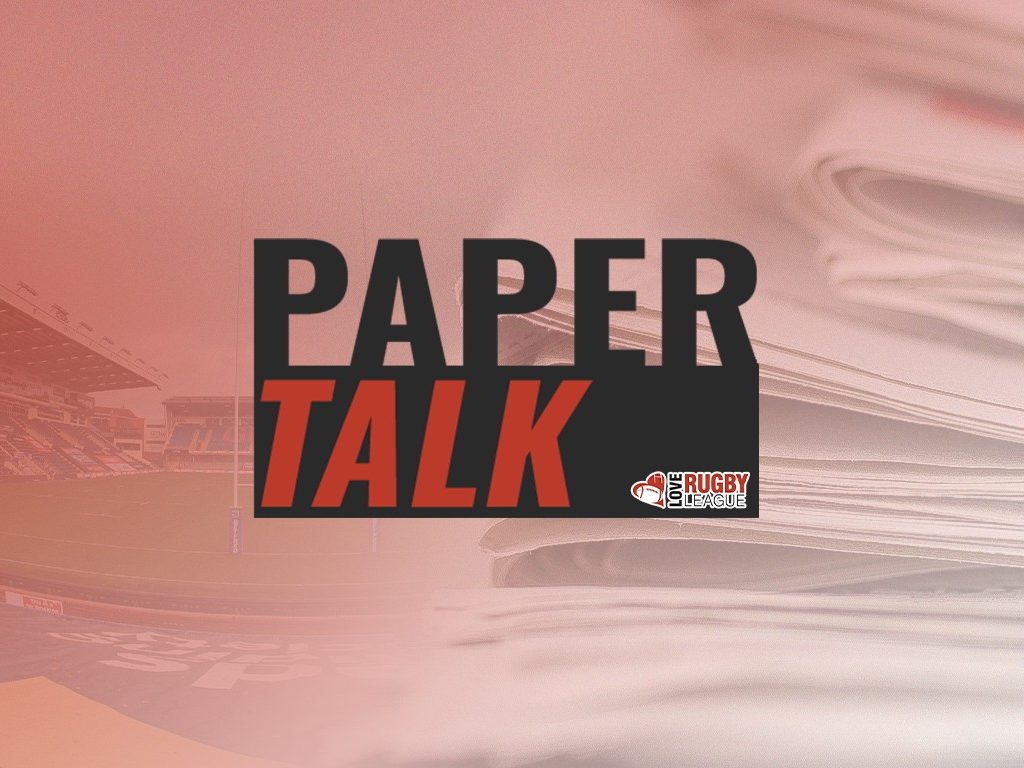 Rugby league paper talk joseph leilua