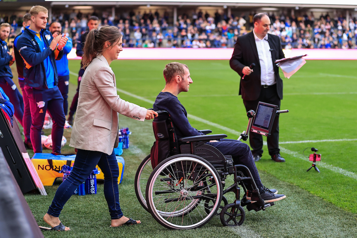 Rob Burrow at Leeds v Huddersfield