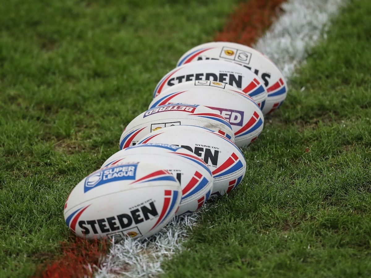 Super League balls IMG Rugby Football League