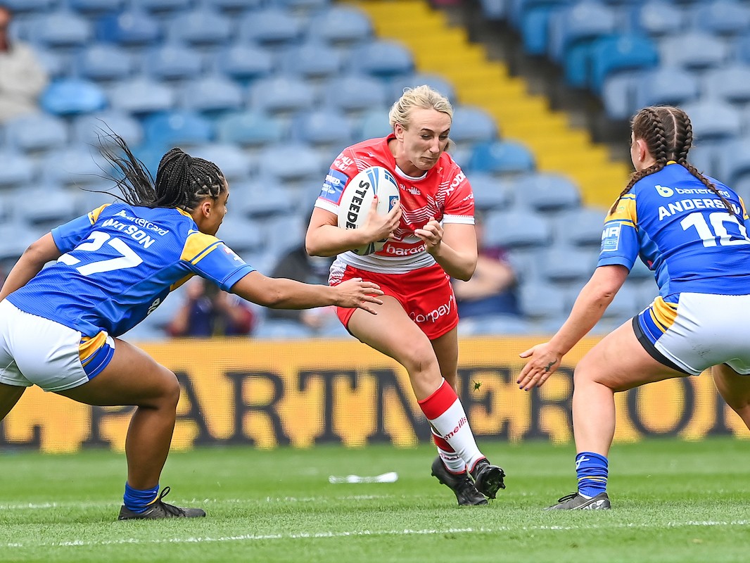 Jodie Cunningham in the Women's rugby league Challenge Cup final 2022