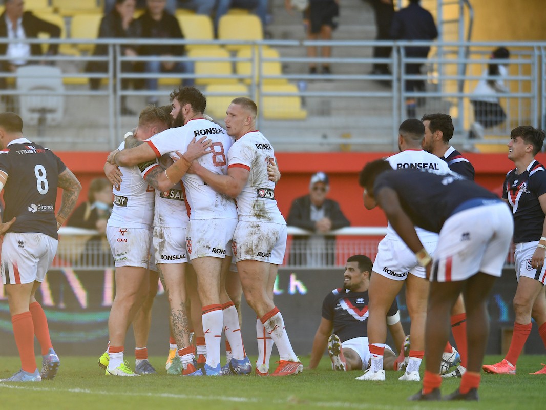 International rugby league between France and England
