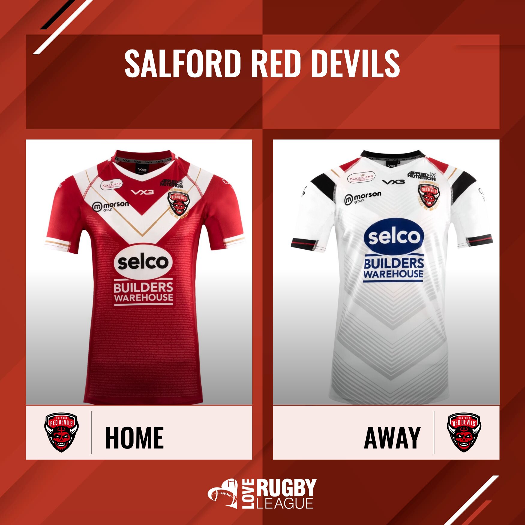 2023 Rugby League Kits Including Every Super League Club
